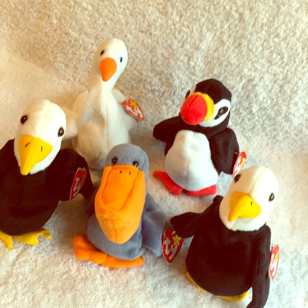 Ty Beanie Babies 5 Bird babies